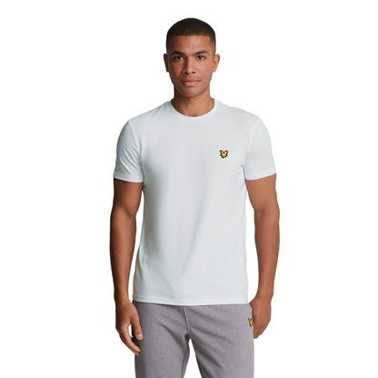 White - Front - Lyle & Scott Mens Martin Short-Sleeved T-Shirt