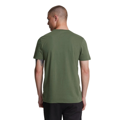 Cactus Green - Back - Lyle & Scott Mens Martin Short-Sleeved T-Shirt