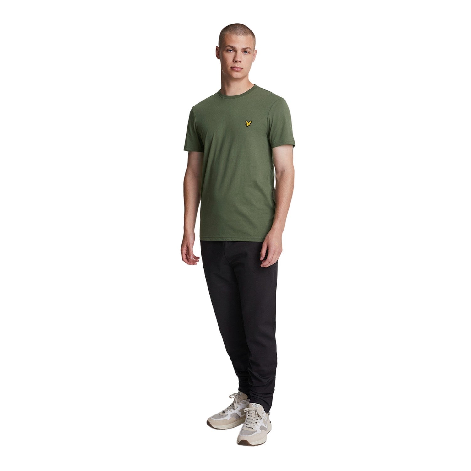 Cactus Green - Side - Lyle & Scott Mens Martin Short-Sleeved T-Shirt