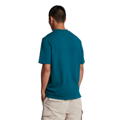 Apres Navy - Back - Lyle & Scott Mens Plain T-Shirt
