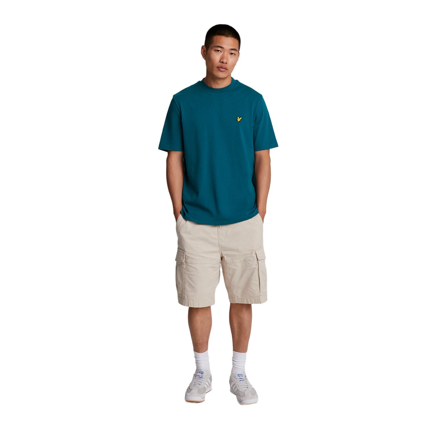 Apres Navy - Side - Lyle & Scott Mens Plain T-Shirt