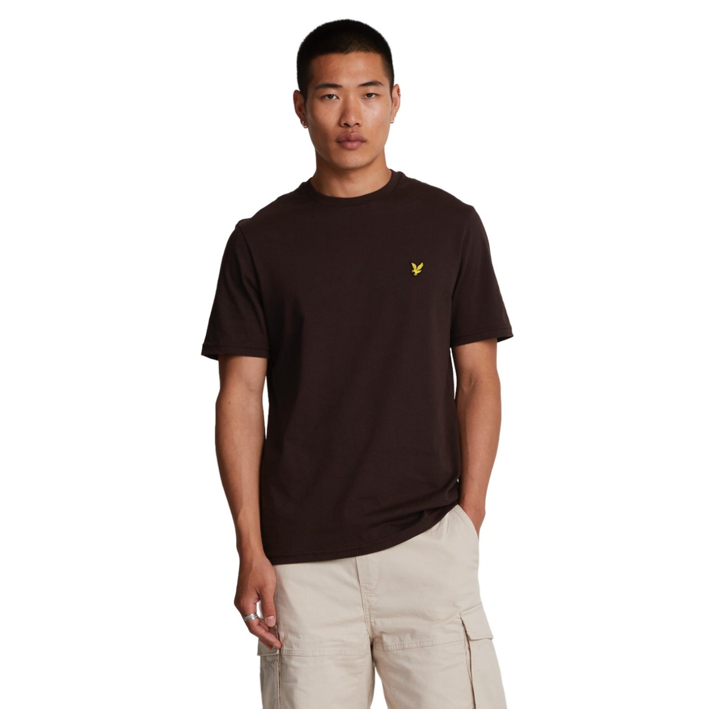 Sediment - Front - Lyle & Scott Mens Plain T-Shirt