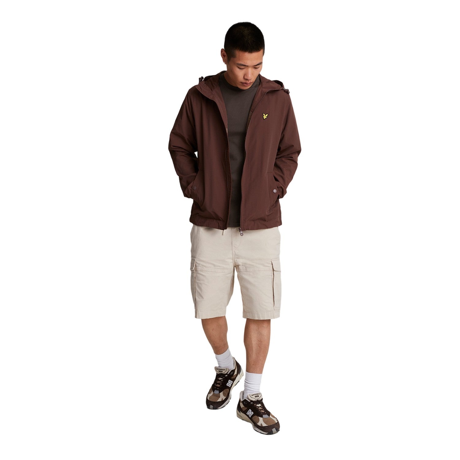 Sediment - Side - Lyle & Scott Mens Plain T-Shirt
