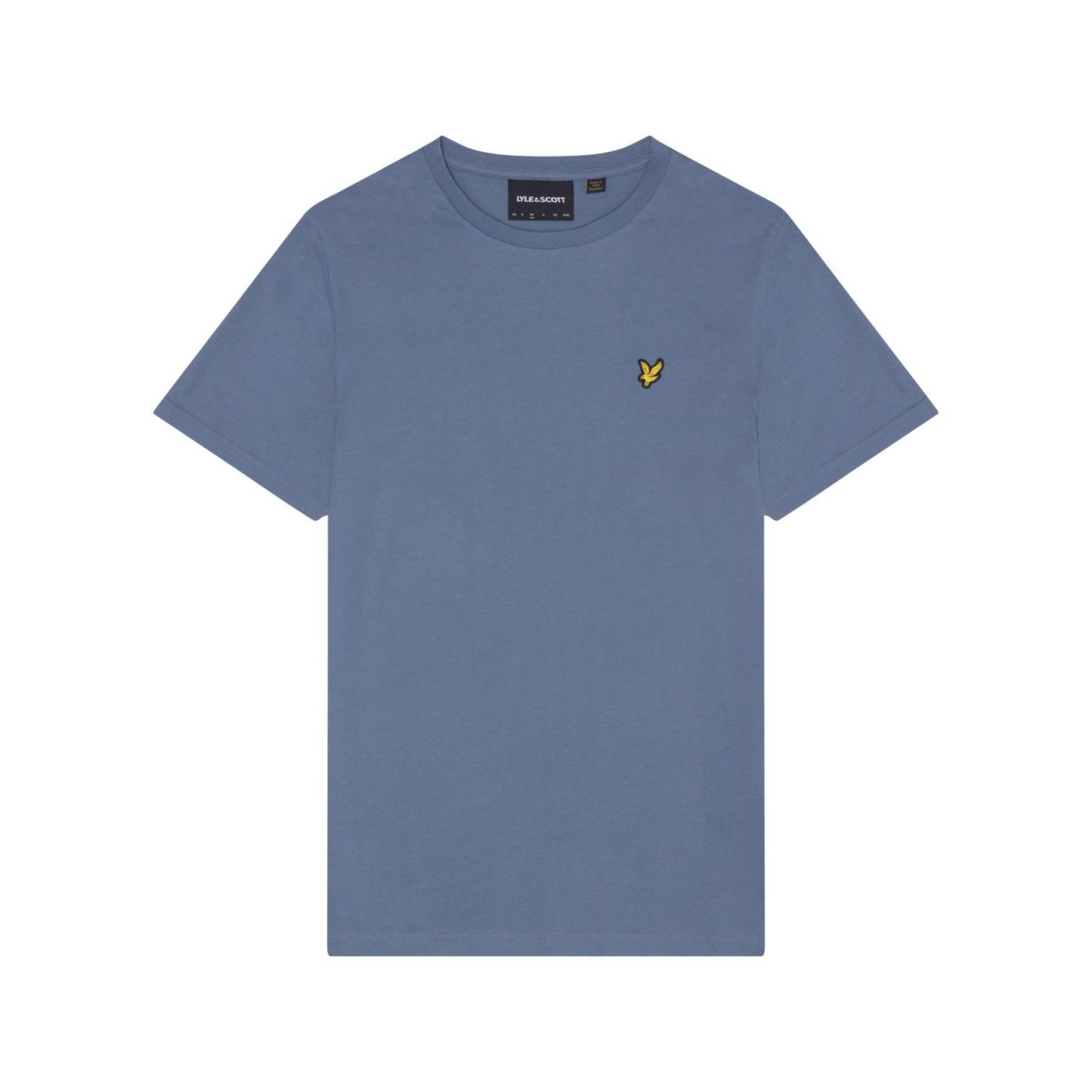 Mist Blue - Front - Lyle & Scott Mens Plain T-Shirt