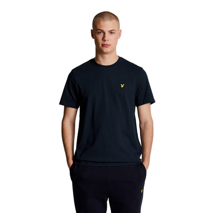 Navy - Front - Lyle & Scott Mens Plain T-Shirt
