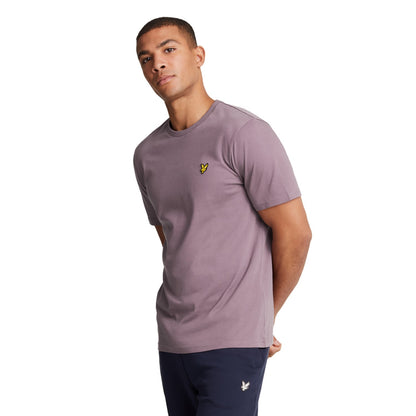 Highland Mauve - Front - Lyle & Scott Mens Plain T-Shirt