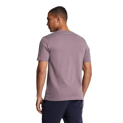 Highland Mauve - Back - Lyle & Scott Mens Plain T-Shirt