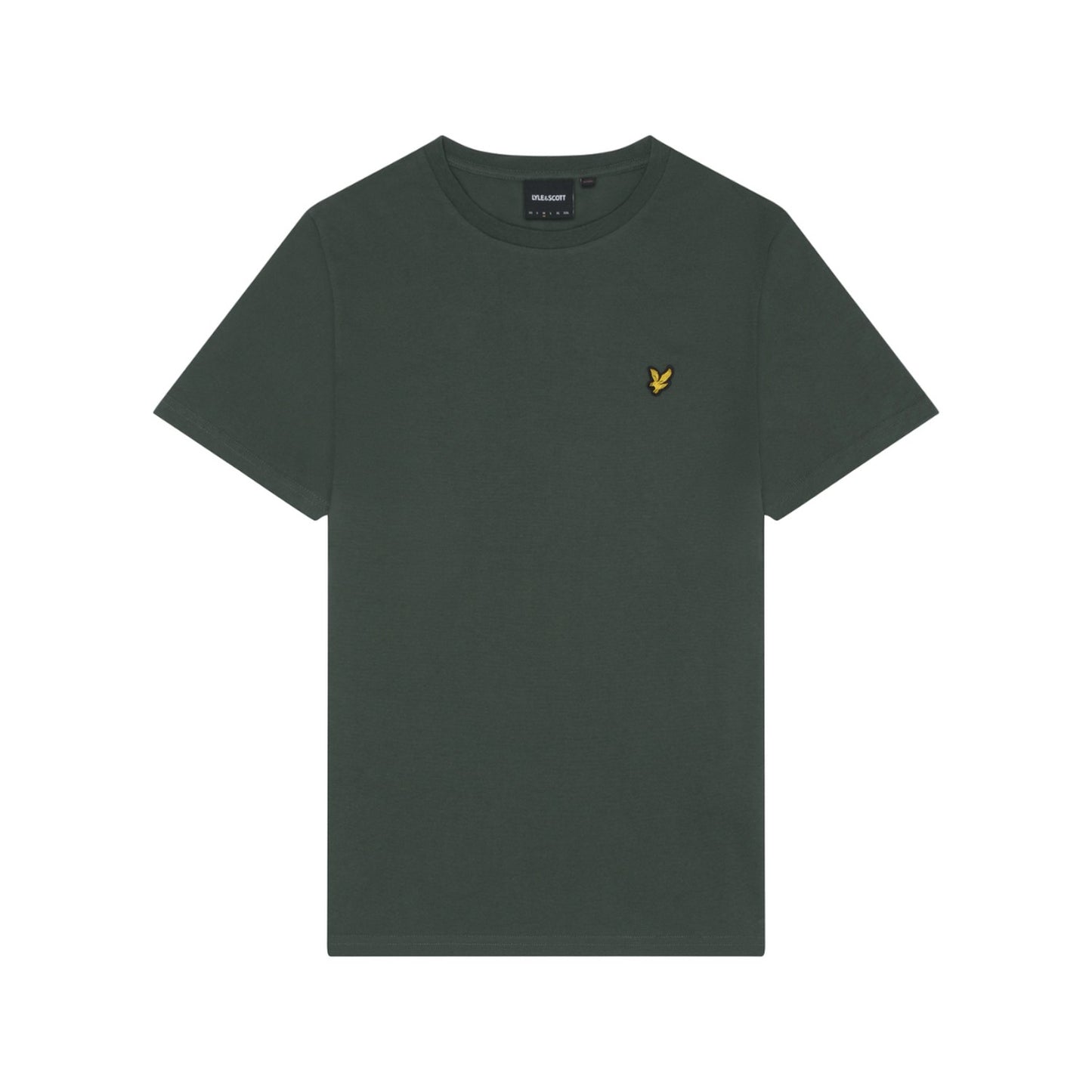 Deep Green - Front - Lyle & Scott Mens Plain T-Shirt