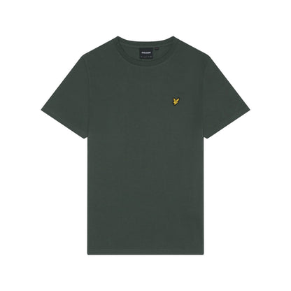 Deep Green - Front - Lyle & Scott Mens Plain T-Shirt