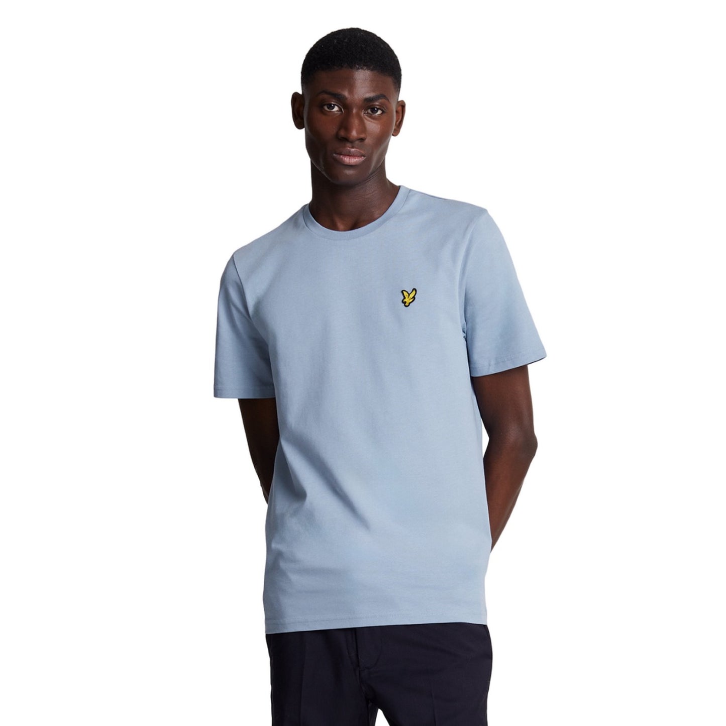 Crafted Blue - Front - Lyle & Scott Mens Plain T-Shirt