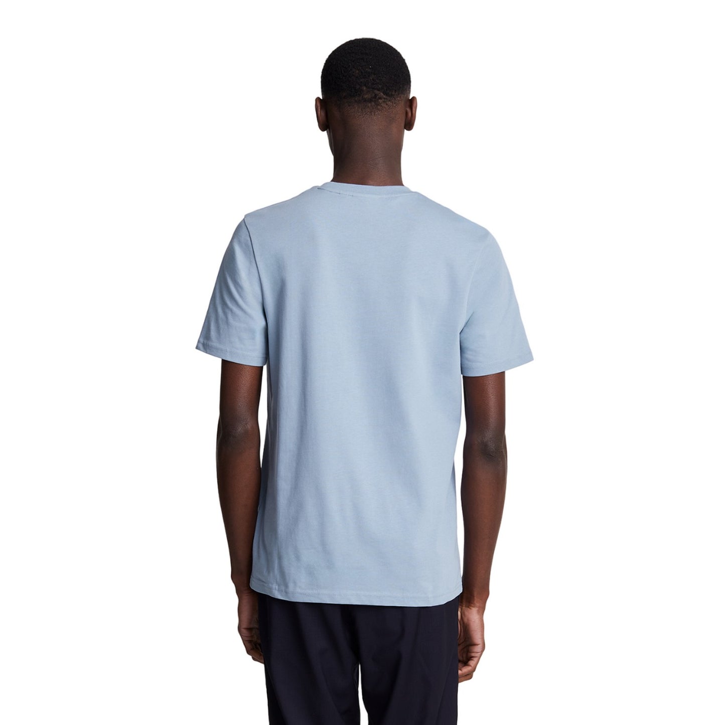 Crafted Blue - Back - Lyle & Scott Mens Plain T-Shirt