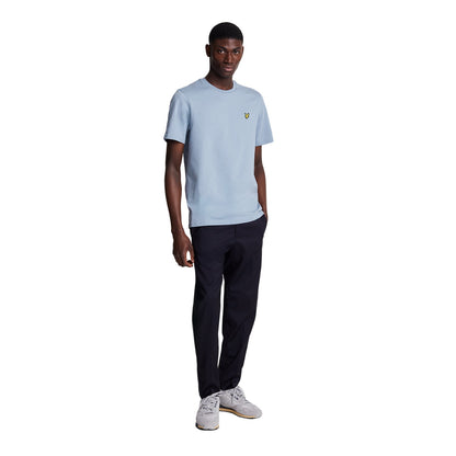Crafted Blue - Side - Lyle & Scott Mens Plain T-Shirt