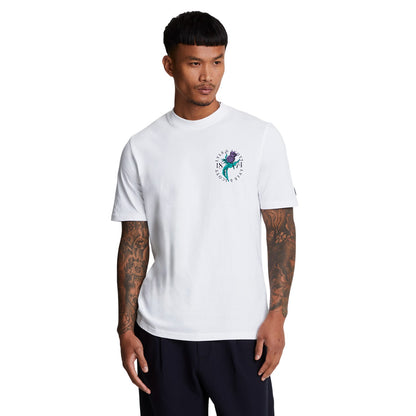 White - Front - Lyle & Scott Mens Thistle T-Shirt