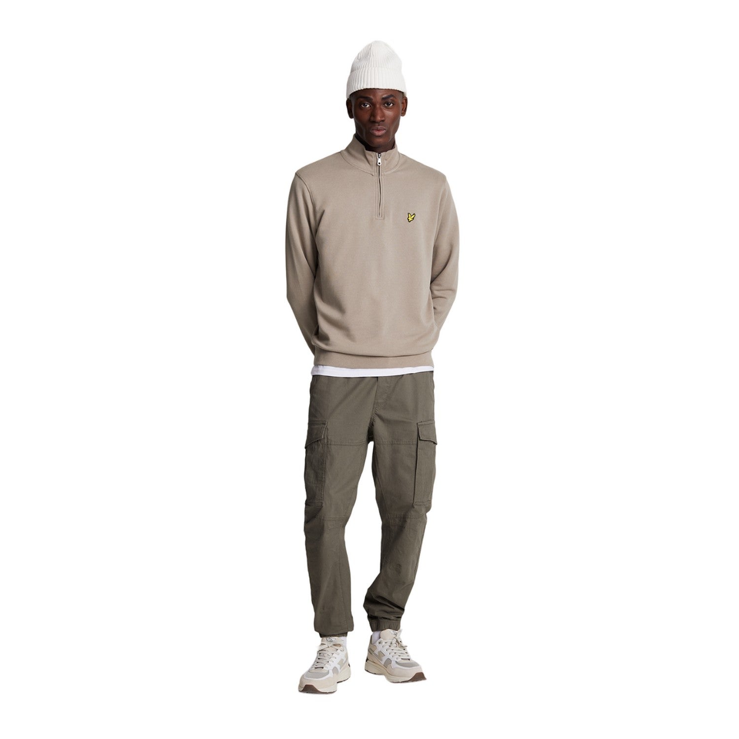 Cove - Side - Lyle & Scott Mens Cotton Merino Jumper