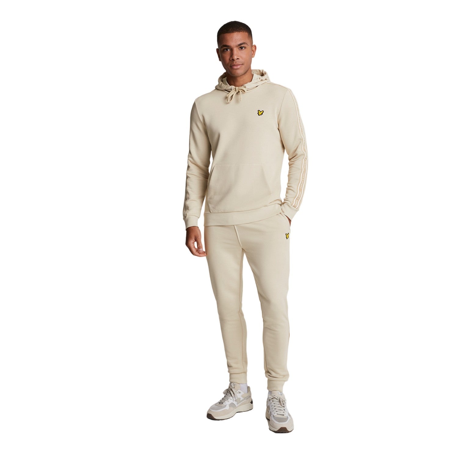 Viaduct - Side - Lyle & Scott Mens Tape Hoodie