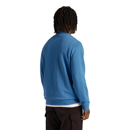 Spring Blue - Back - Lyle & Scott Mens Embroidered Loop Back Sweatshirt