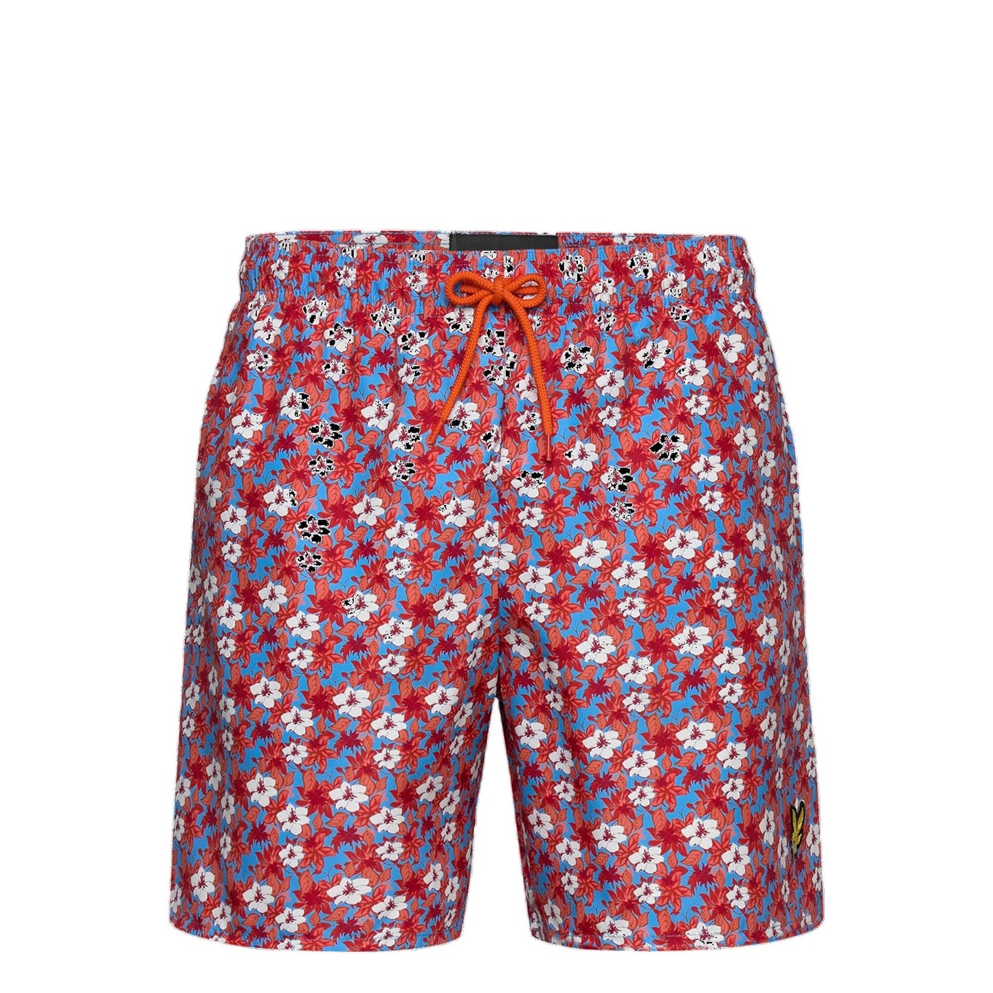 Tangerine Tango - Front - Lyle & Scott Mens Resort Floral Swim Shorts