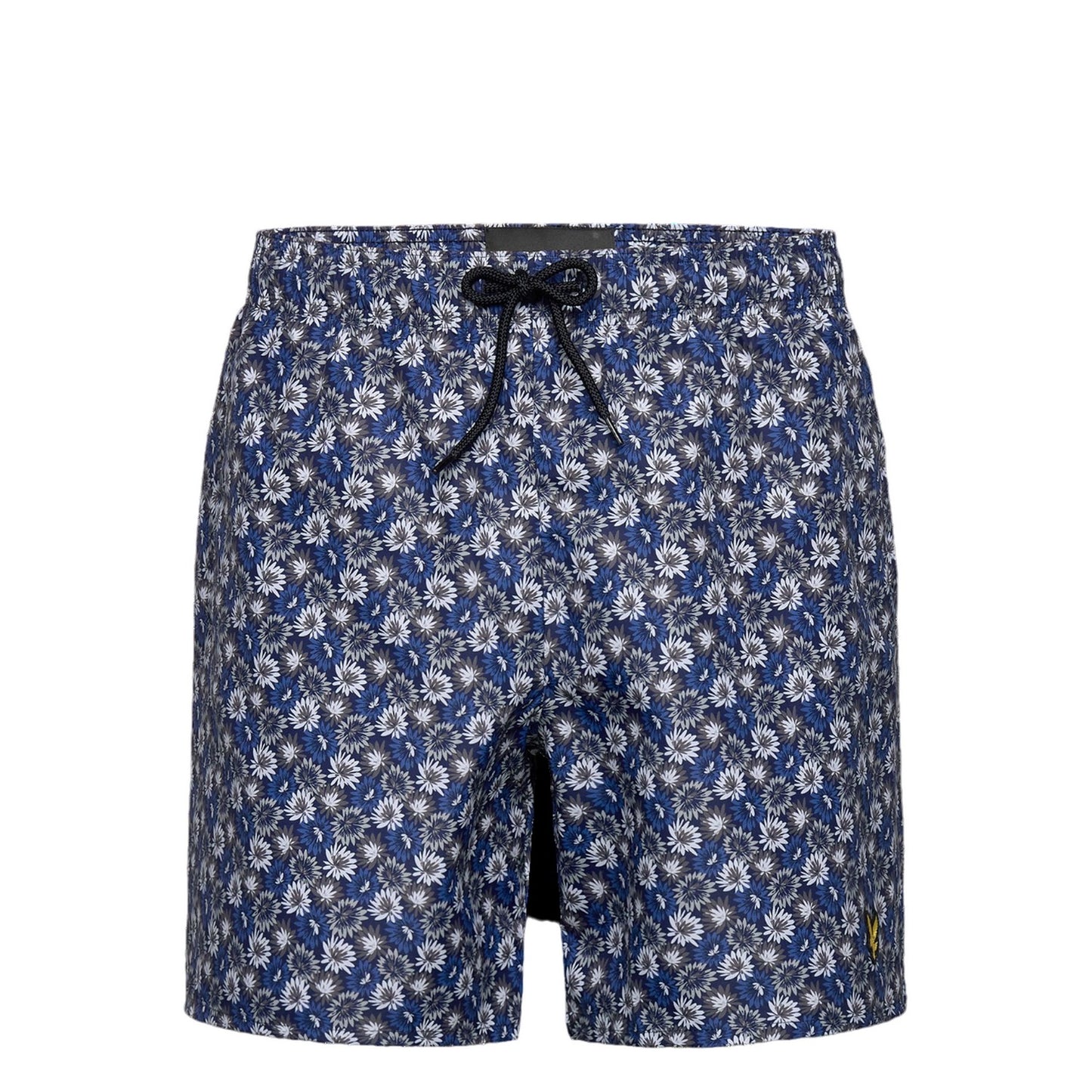 Dark Navy - Front - Lyle & Scott Mens Resort Floral Swim Shorts