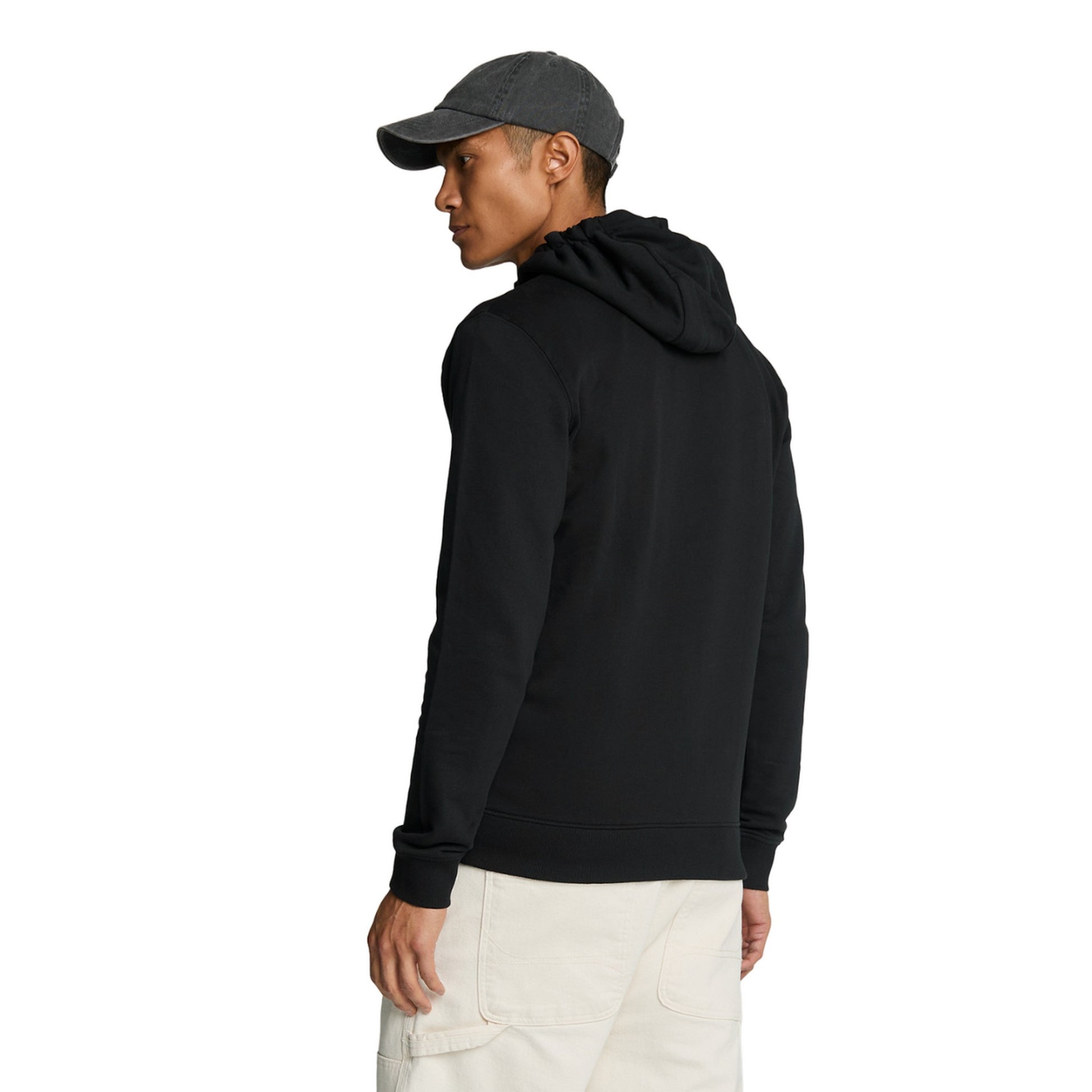 Jet Black - Back - Lyle & Scott Mens Full Zip Hoodie