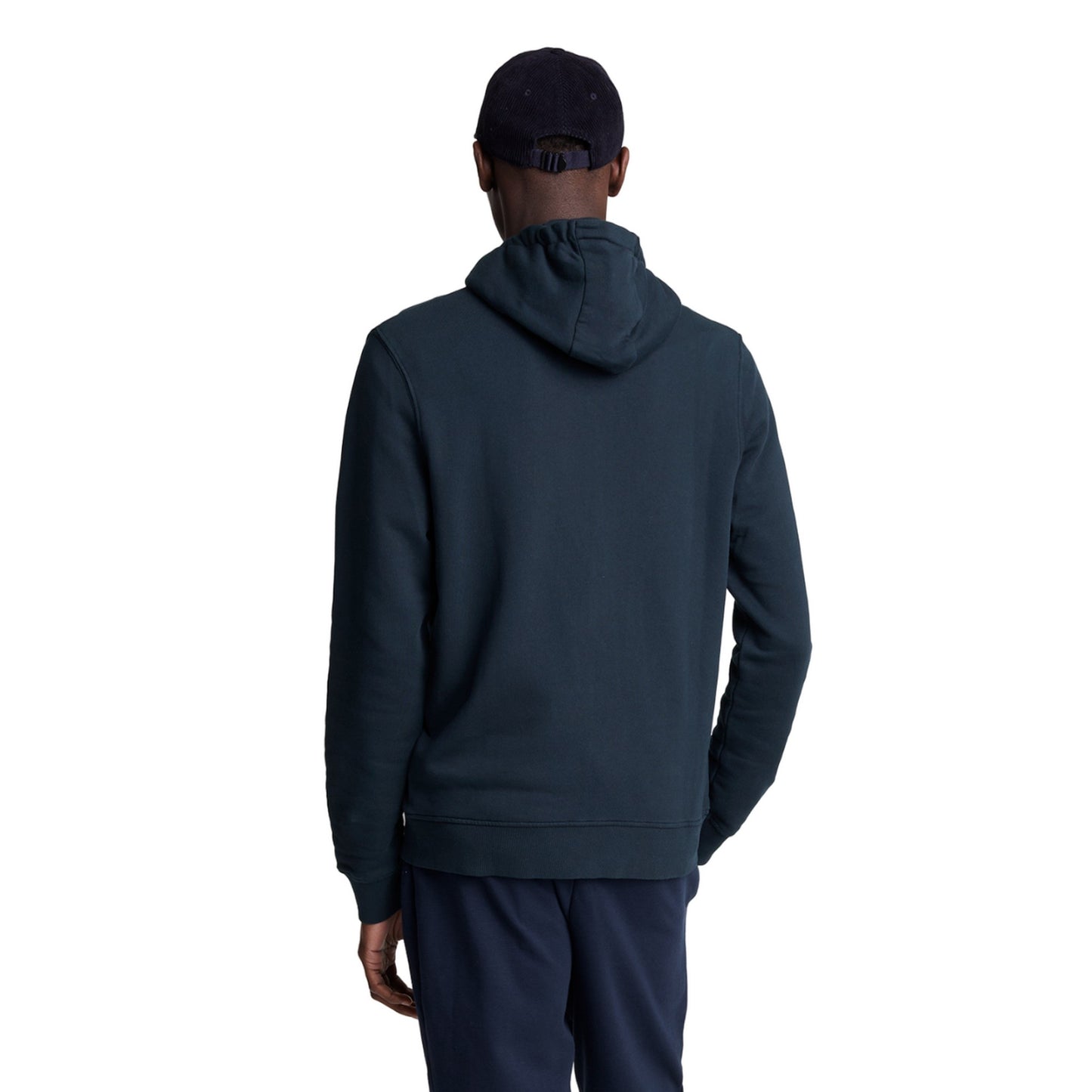 Dark Navy - Back - Lyle & Scott Mens Full Zip Hoodie