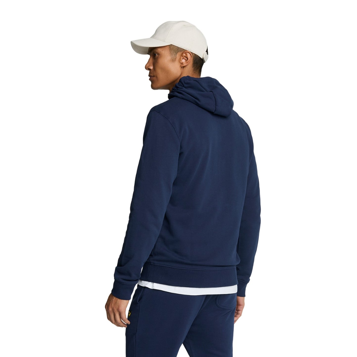 Navy - Back - Lyle & Scott Mens Full Zip Hoodie