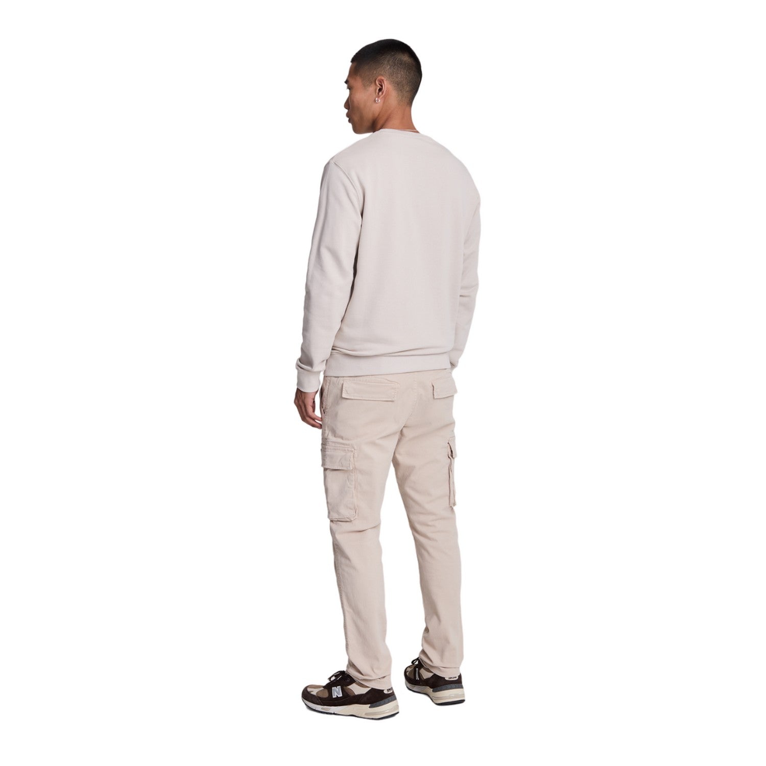 Sabbia Beige - Back - Lyle & Scott Mens Cargo Trousers