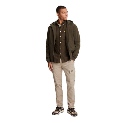 New Ecru - Front - Lyle & Scott Mens Cargo Trousers