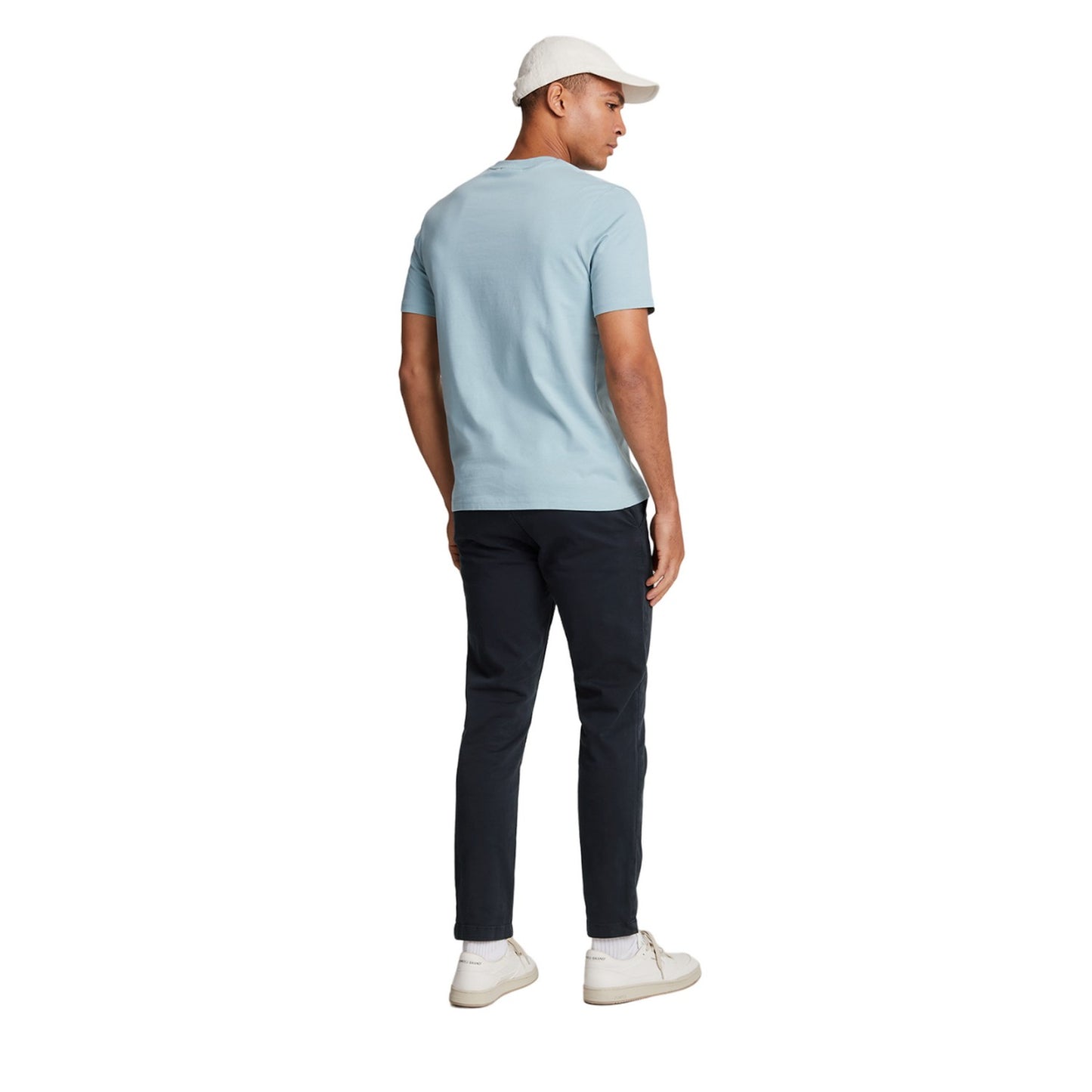 Dark Navy - Back - Lyle & Scott Mens Chinos