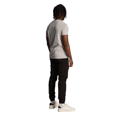Jet Black - Back - Lyle & Scott Mens Upton Park Cargo Trousers