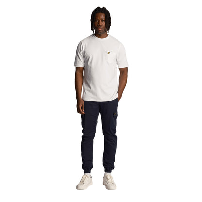 Dark Navy - Front - Lyle & Scott Mens Upton Park Cargo Trousers
