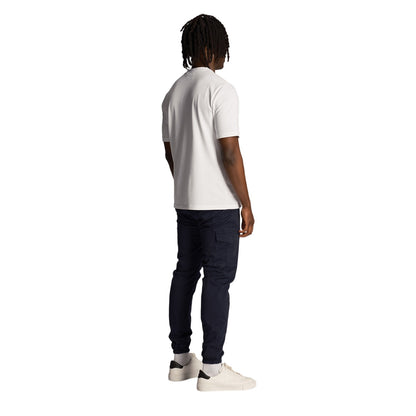 Dark Navy - Back - Lyle & Scott Mens Upton Park Cargo Trousers