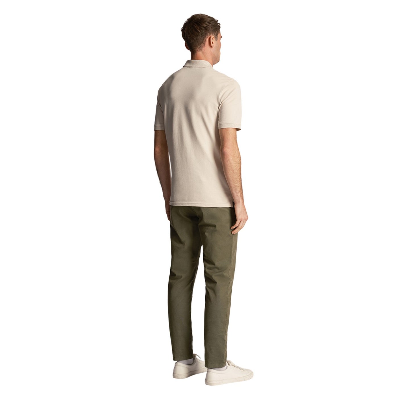 Green - Back - Lyle & Scott Mens Anfield Chinos