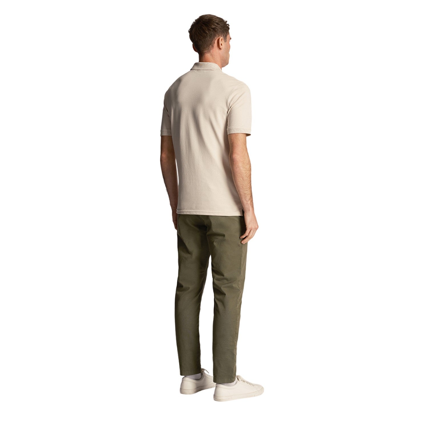 Green - Back - Lyle & Scott Mens Anfield Chinos