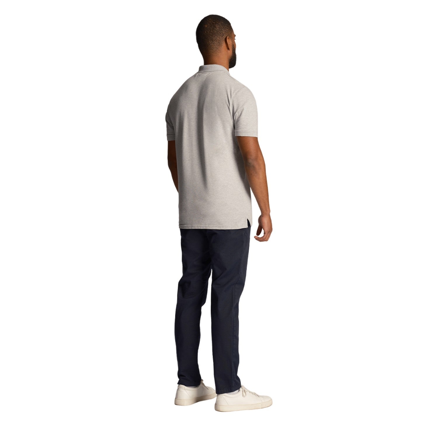 Dark Navy - Back - Lyle & Scott Mens Anfield Chinos