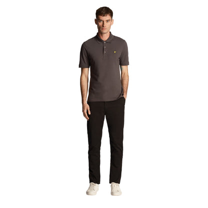 Jet Black - Front - Lyle & Scott Mens Anfield Chinos