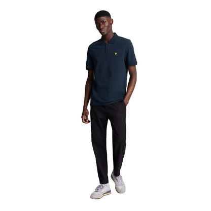 Dark Navy - Lifestyle - Lyle & Scott Mens Zipped Polo Shirt