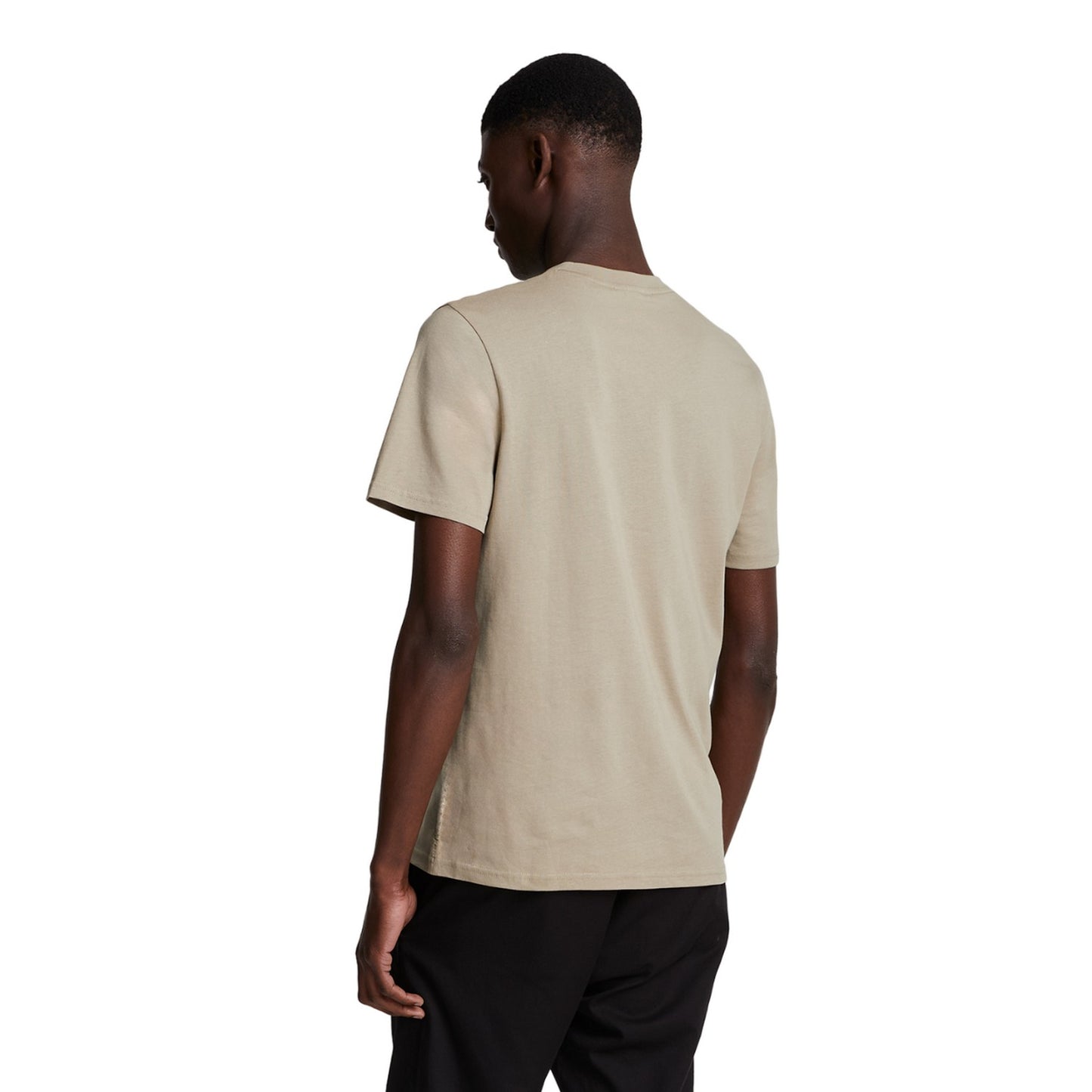 Sage Uniform-Dried Sage - Back - Lyle & Scott Mens Tonal Pocket T-Shirt
