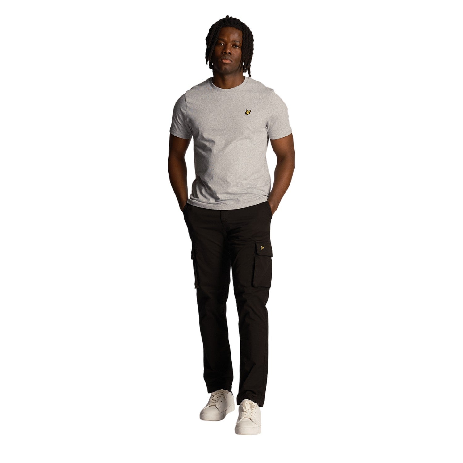 Jet Black - Lifestyle - Lyle & Scott Mens Main Road Cargo Trousers