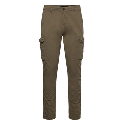 Green - Front - Lyle & Scott Mens Main Road Cargo Trousers