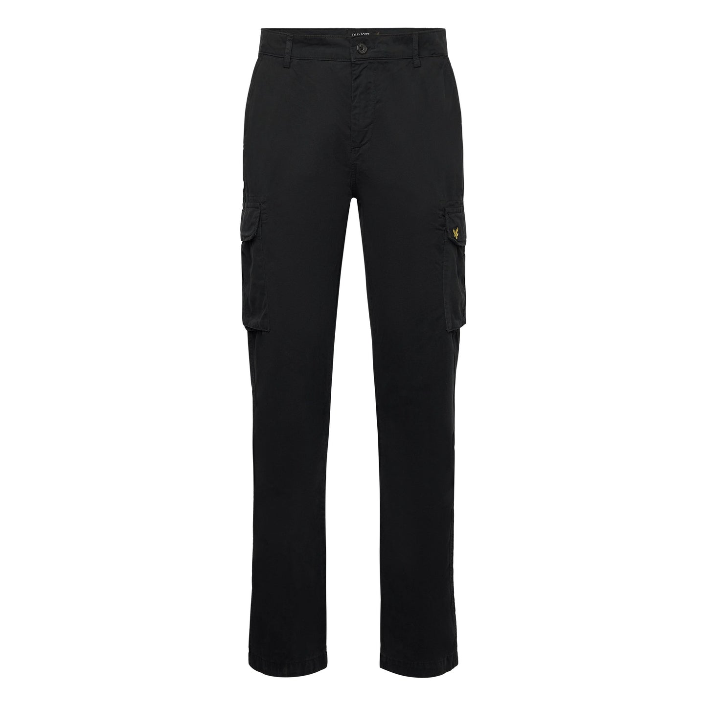 Jet Black - Front - Lyle & Scott Mens Main Road Cargo Trousers