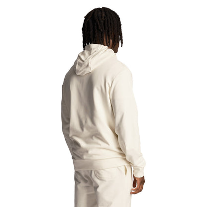 Chalk - Back - Lyle & Scott Mens Club Emblem Hoodie