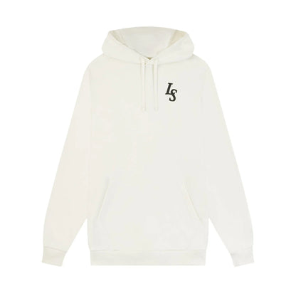 Chalk - Front - Lyle & Scott Mens Club Emblem Hoodie