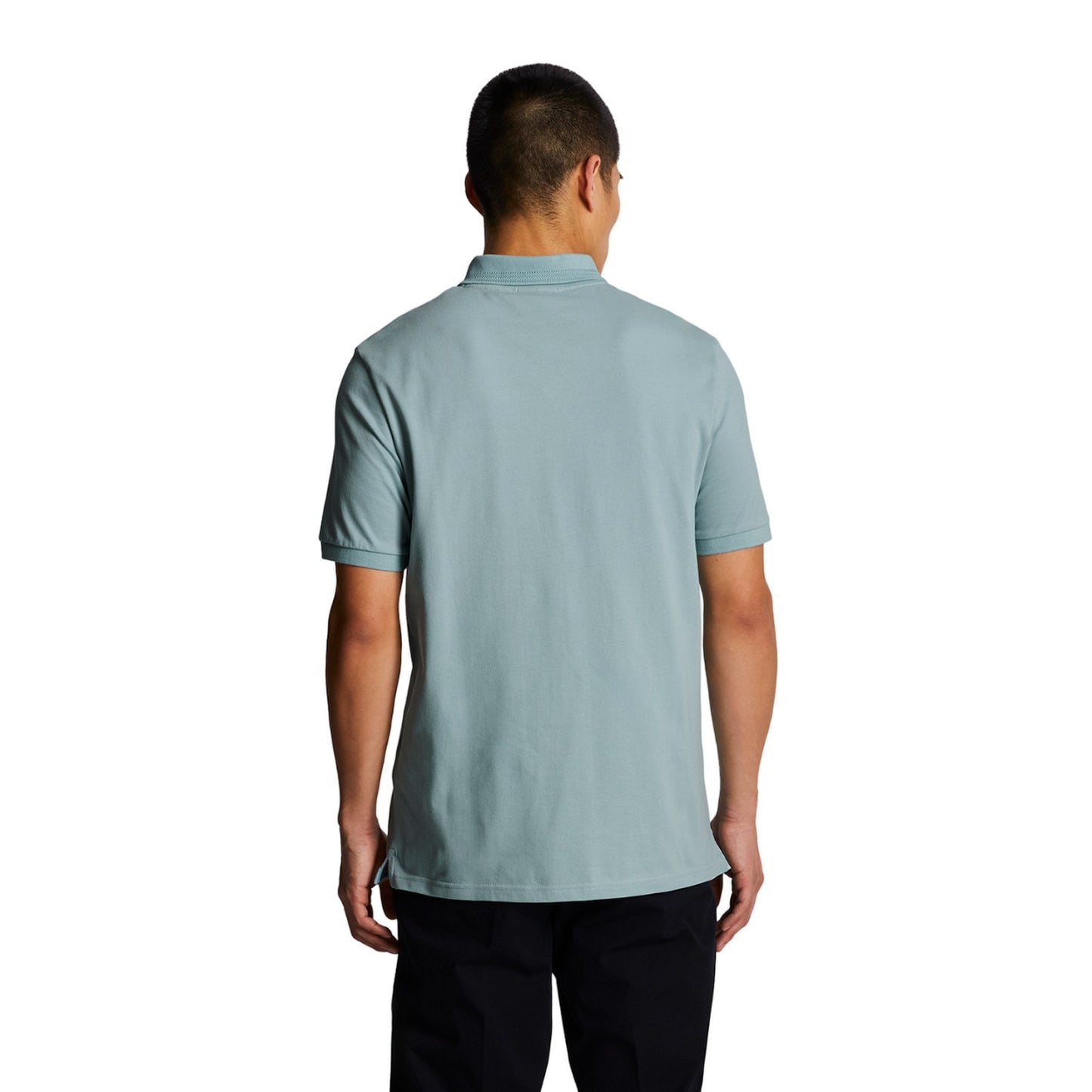 Dark Navy - Side - Lyle & Scott Mens Rally Tipped Polo Shirt