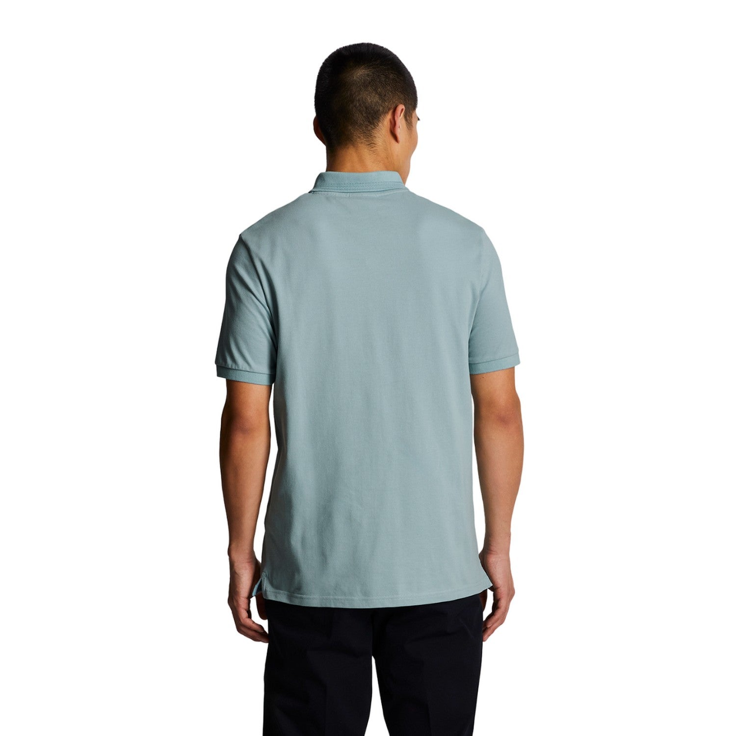 Dark Navy - Side - Lyle & Scott Mens Rally Tipped Polo Shirt