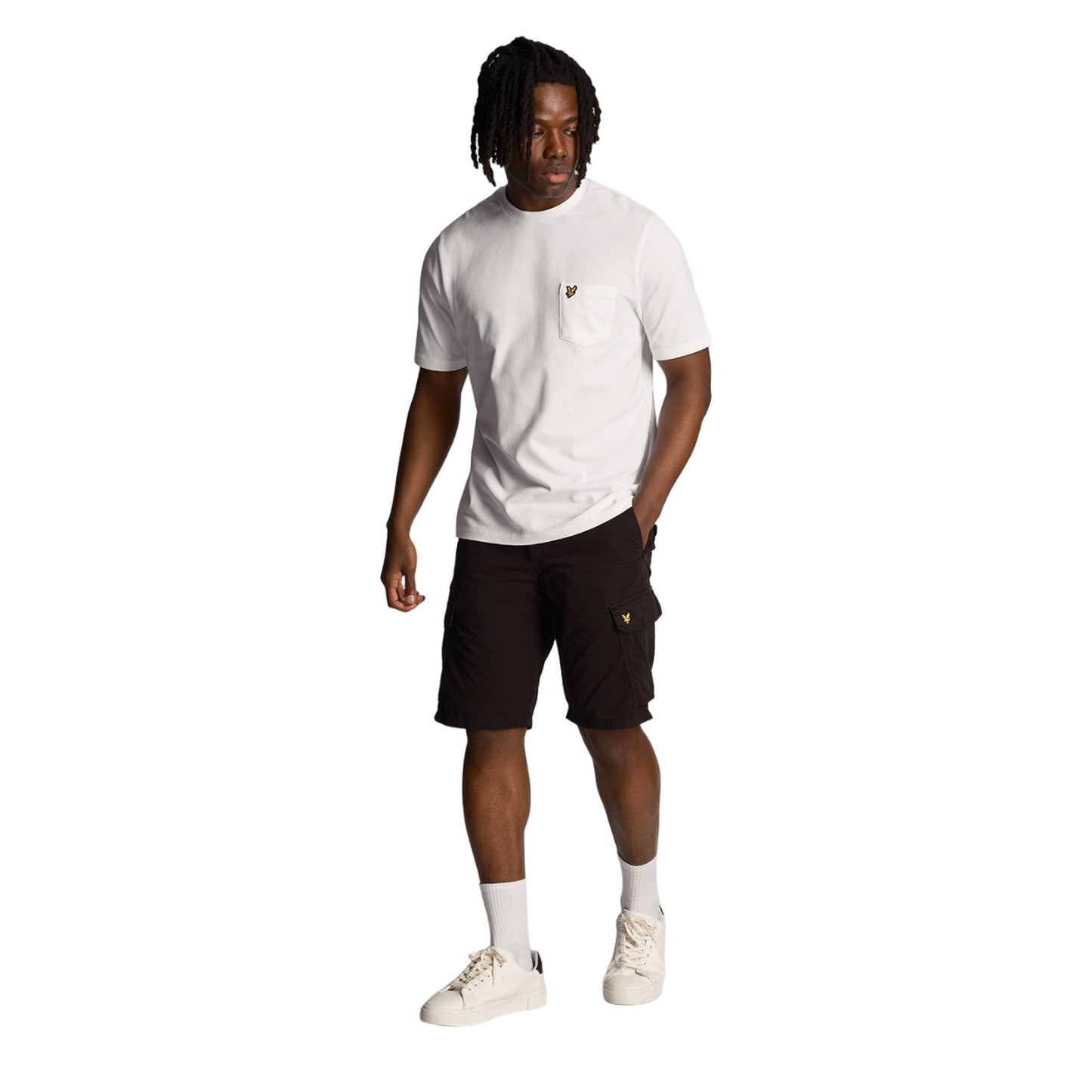Jet Black - Lifestyle - Lyle & Scott Mens Wembley Cargo Shorts