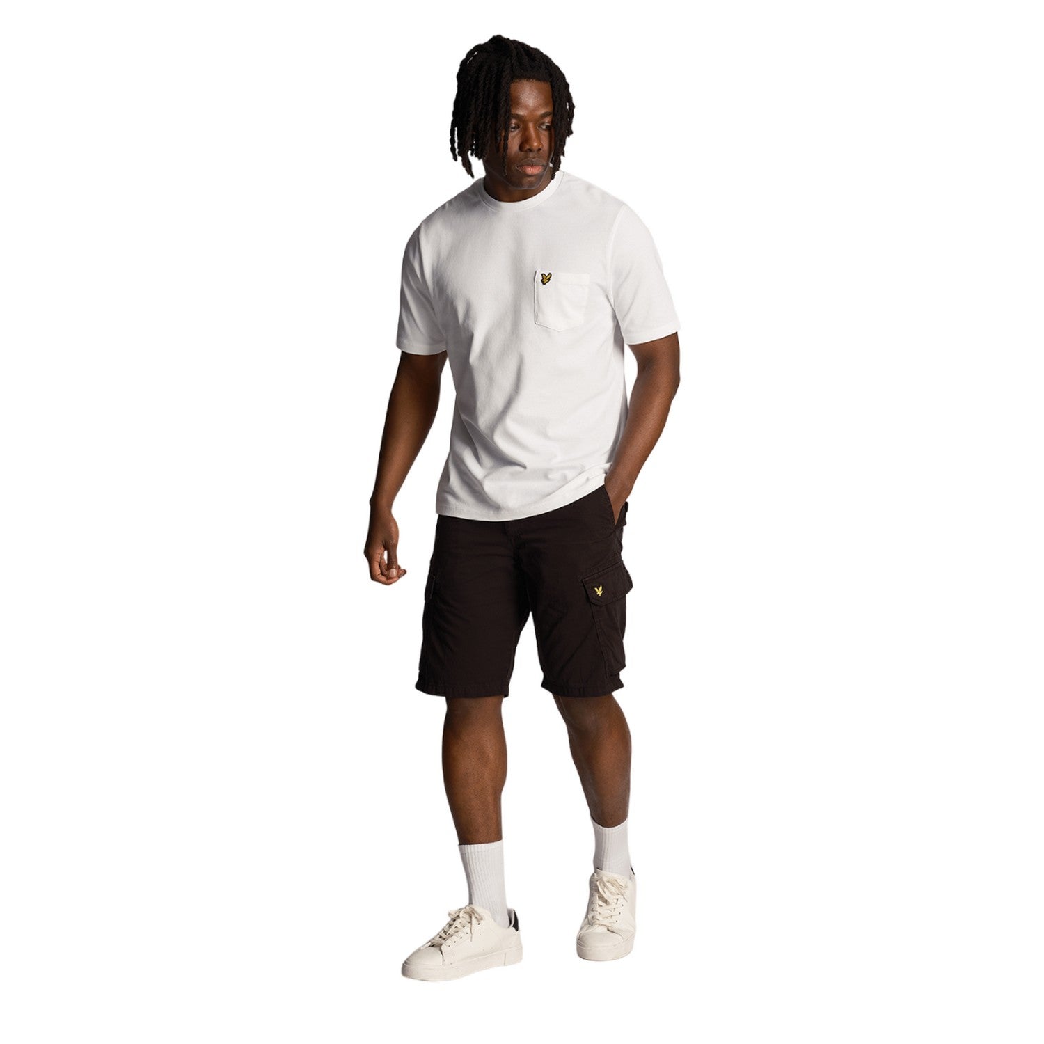 Jet Black - Lifestyle - Lyle & Scott Mens Wembley Cargo Shorts