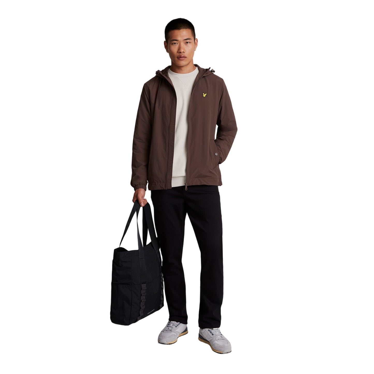 Deep Mahogany - Lifestyle - Lyle & Scott Mens Hooded Full Zip Jacket