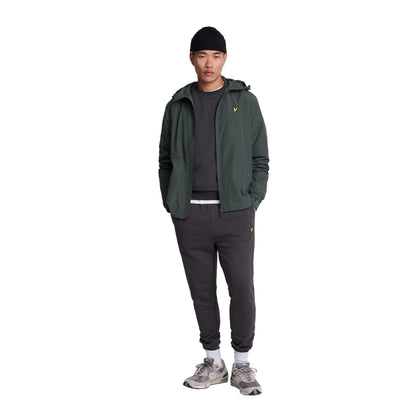 Gunmetal - Lifestyle - Lyle & Scott Mens Hooded Full Zip Jacket