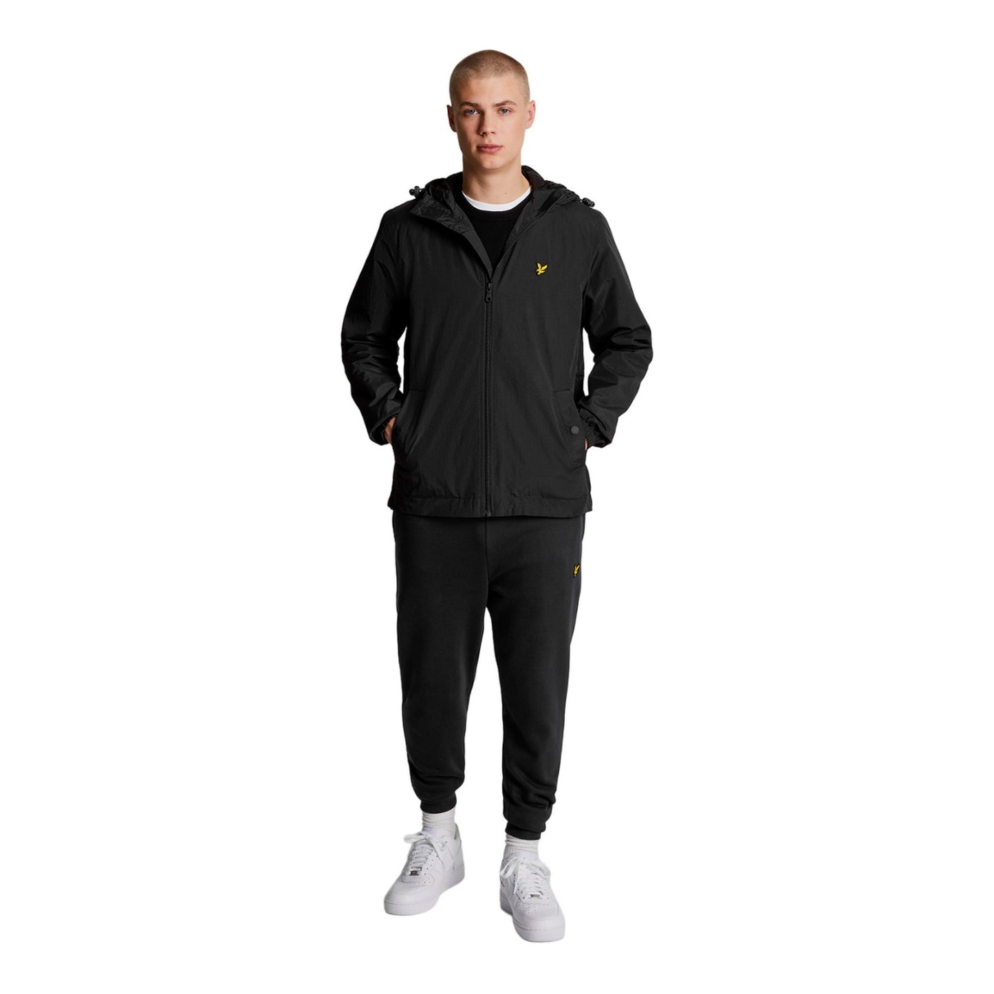 Jet Black - Lifestyle - Lyle & Scott Mens Hooded Full Zip Jacket