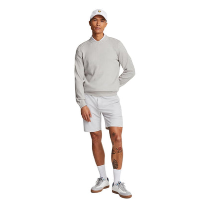 Pebble - Side - Lyle & Scott Mens Grid Pullover